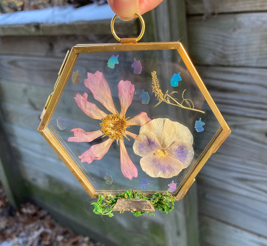 Pressed Flower Wall Hanging