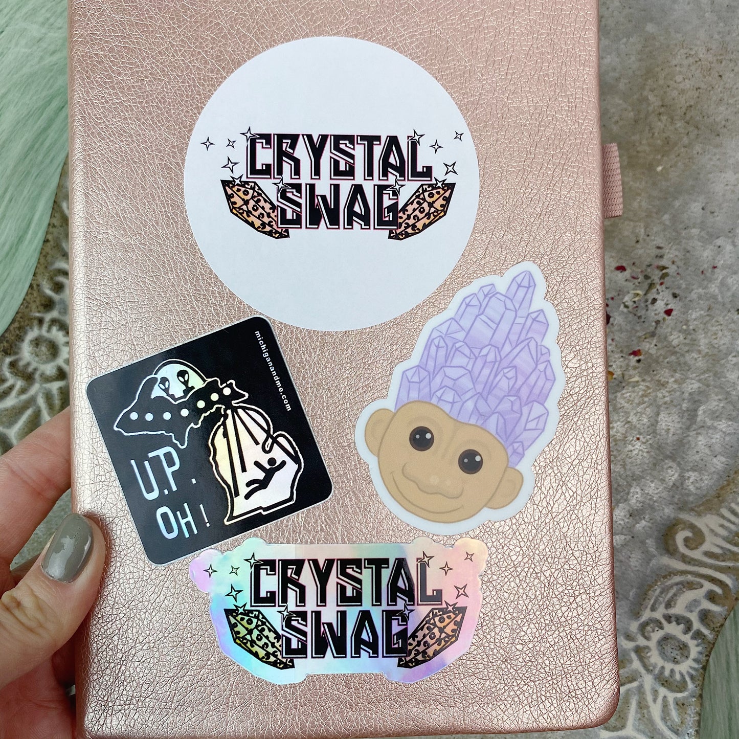 Crystal Swag Stickers